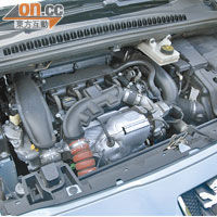 1.6 Turbo引擎是標致跟寶馬合作的成果，可靠度更高。