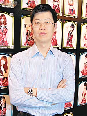 AKB48專門店負責人梁國文表示，日本組合風潮展現無限商機。
