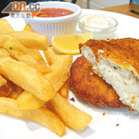 Fish Cakes and Chips $85
