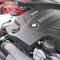 引擎可輸出306hp馬力，但綜合油耗可低至7.2L/100km。