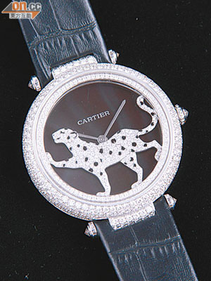 Promenade d'une Panthere 18K白色黃金鑽石腕錶 約$1,500,000