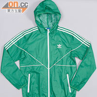 adidas綠色風褸 $549（e）