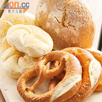 袁師傅表示麵包全部由德國入口，用當地麵粉及食水炮製而成，風味正宗。