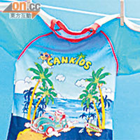 Cankids海藍色短袖泳衣$1,050/套（b）