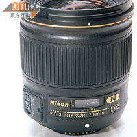 28mm f/1.8G新鏡現身<BR>新鏡頭令NIKKOR定焦系列更加完整，售價待定。