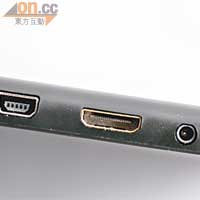機身上HDMI、USB OTG等介面一應俱全。