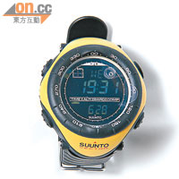 Suunto Vector手錶<BR>專門設計作為探險運動使用的Suunto Vector系列，具有高度計、氣壓計、指南針、水平儀、海拔檔案記憶等不同功能，非常適合登山之用。<BR>售價：$2,290