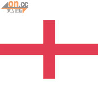 英格蘭「白底紅十字」 St. George's Cross Fla