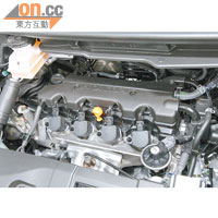 引擎導入i-VTEC技術，慳油又好力。