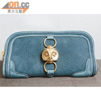 藍色貓頭鷹裝飾Clutch Bag $13,000