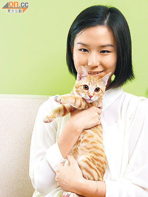 對Michi來說，一對愛貓如開心果，每天都會引爆笑料，給她帶來創作靈感。