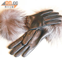 Fur-trimmed皮手套$1,380