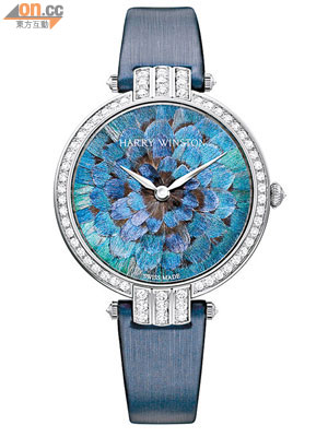 Premier Feathers 18K白金鑽石、鑲嵌環頸野雞羽毛錶盤手錶 $539,000