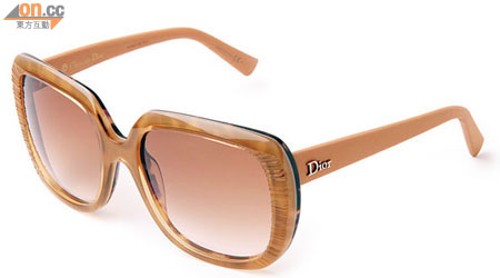 Christian Dior全皮革包裹鏡臂太陽眼鏡 $3,330（d）