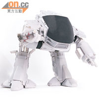 ED 209雖沿用1:6比例，但所有關節都重新改良，靈活性高。