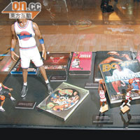 場中展出不少陳年MJ Figures，由此見證到人偶技術近年急速發展。