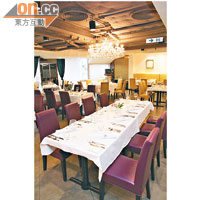 餐廳走Fine Dining路線，環境以舒適又Cozy為主，卻沒一般高級法國菜餐廳的拘謹。