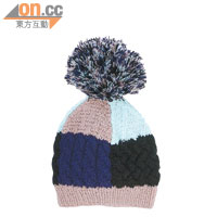 Cooco彩色毛毛球Beanie帽 $399（b）