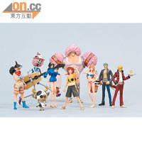 「超造形魂」劇場版One Piece Film Z，每款各售525日圓。