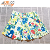 Floral print skirt　$1,690