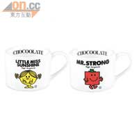 Little Miss Sunshine及Mr. Strong咖啡杯套裝 $199