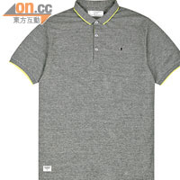 :Black Chocoolate灰×螢光黃色Polo Shirt $339（d）