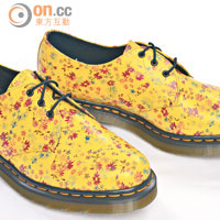 Dr. Martens 1461黃色碎花低筒皮鞋 $979（b）