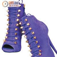 紫色窩釘高跟鞋 $14,655