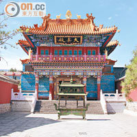 大召寺內的殿堂均採用了傳統漢式寺廟風格設計。