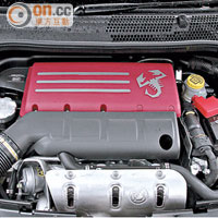 加入Turbo增壓裝置後，1.4公升引擎能爆出160bhp馬力。