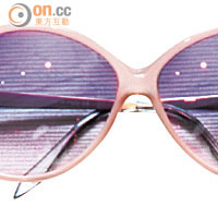 裸色太陽眼鏡　$5,040