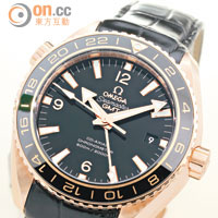 Seamaster Planet Ocean GMT 18K紅金款式 $222,800