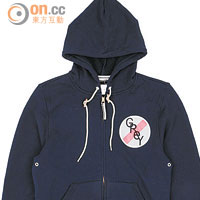 Thom Grey黑×白色圖章Hoodie $4,399（e）