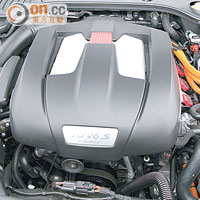 混能系統核心為3公升V6 Supercharge引擎，最大馬力333hp。