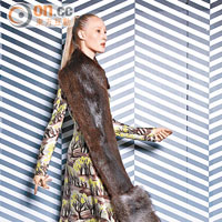 Marni fur scarf $19,000 dress $15,900