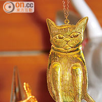 飾物篇<br>銅製貓咪頸鏈 $420