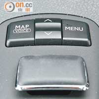 配合第二代遙距觸感操控儀，更易操控各樣行車資訊。