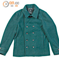 Hare深綠色Pea Coat $1,429（b）