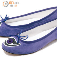 Cendrillon紫色眼睛圖案芭蕾舞鞋 $3,500