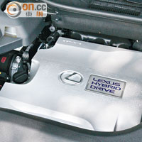 Lexus Hybrid Drive系統，以3.5公升V6引擎擔綱核心。