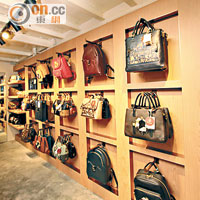 G/F<br>銷售空間，引入3個核心品牌，以售賣袋子、配飾為主。