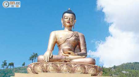即將竣工的金剛座釋迦牟尼佛，是全球第二大銅鑄坐佛。