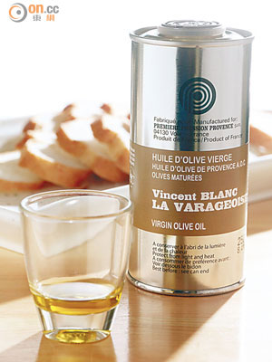 Premiere Pression Provence黑橄欖油 $168<br>由著名Producer Vincent Blanc製作的黑橄欖油甘香帶甜味，最適合用來做甜品及蘸麵包吃。