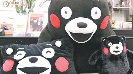 身為熊本縣的吉祥物，Kumamon擁有自己的Office，認真威風。