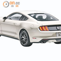 以新世代Mustang GT fastback為基礎打造的Mustang 50 Year Limited Edition，限量1,964輛。