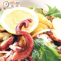 Octopus & Potato salad $138(d)