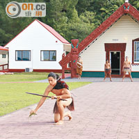 進入Marae時，要遵照毛利人傳統的Powhiri儀式。