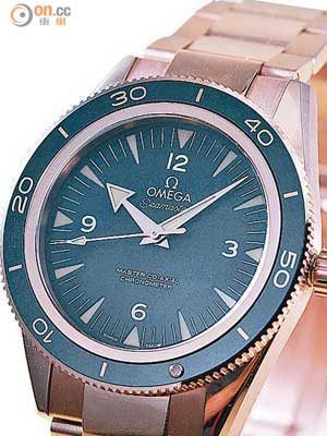 Seamaster 300M $252,400（18K Sedna Gold錶殼及鏈帶款式）