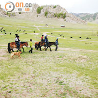 騎着蒙古馬漫步草原，真係勁有Feel！