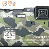 Nikon COOLPIX AW120 <br>售價：$3,380（c）